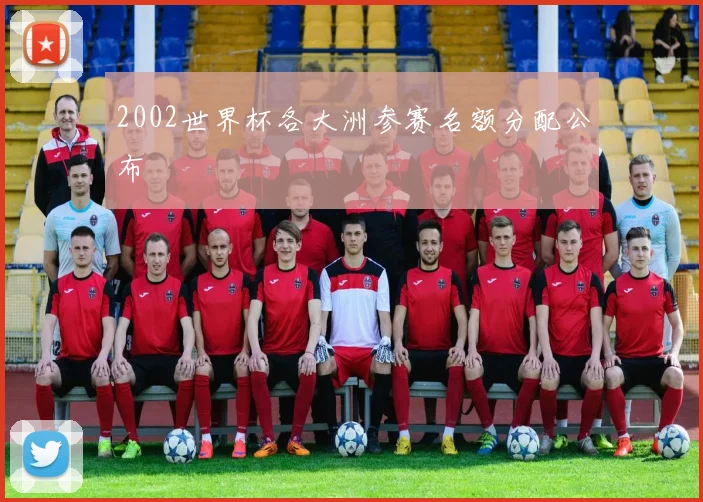 2002世界杯各大洲参赛名额分配公布